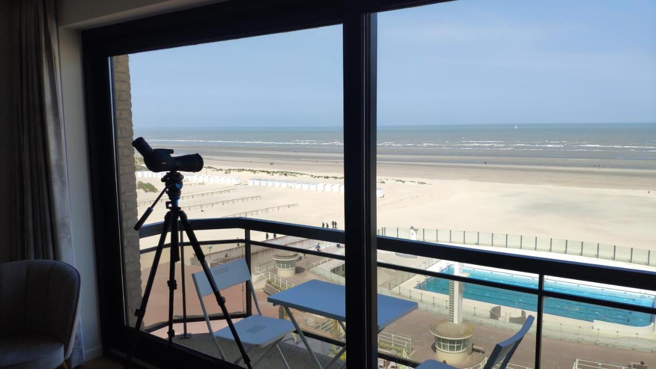 Zeezicht Vanop Het 6 De Verdiep Oostduinkerke Exterior foto